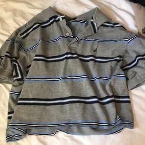 thrifted and cropped polo!!